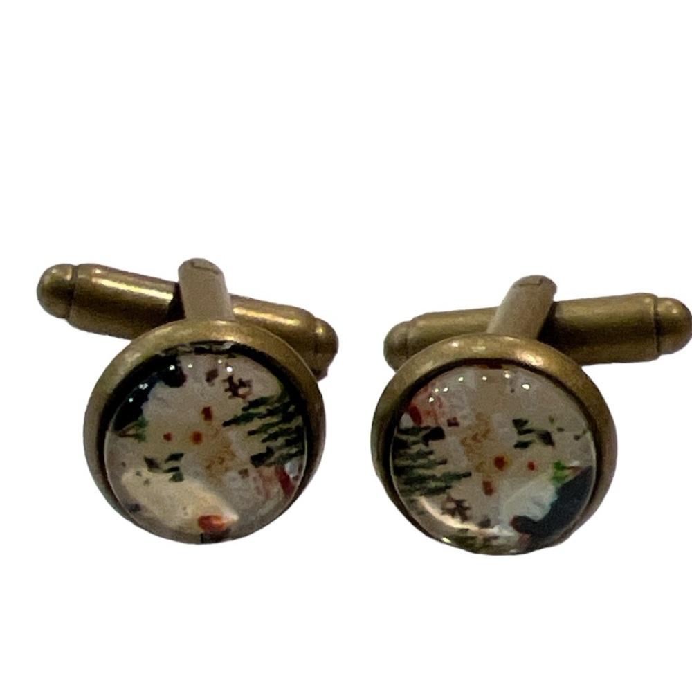 NEW National Parks Brass Cuff Links
